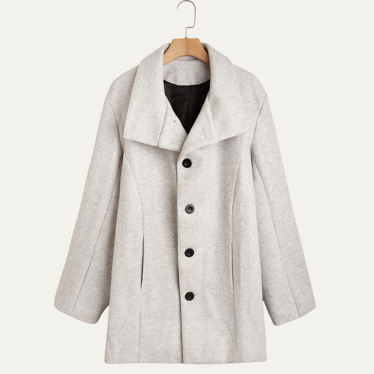 Torino Men's Wool Blend Overcoat Thick Winter Coat