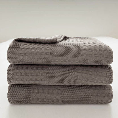 Soft Waffle Weave Blanket