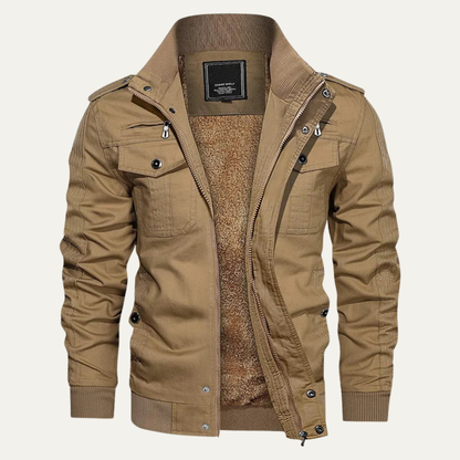 Macerata Men's Thermal Zip-Up Fleece Jacket