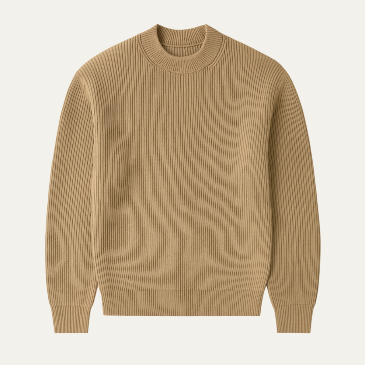 Men's Wool Crew Neck Sweater - VibreMode