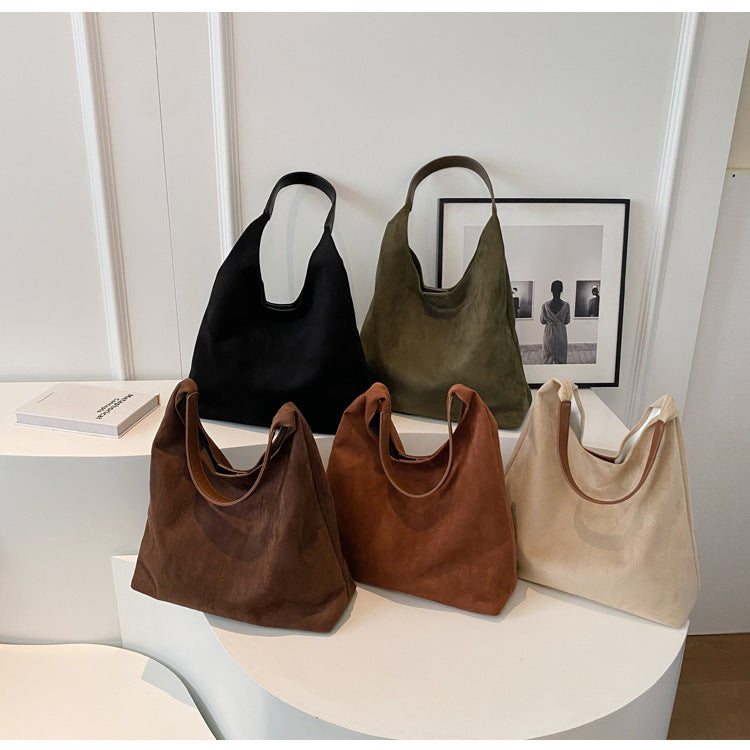 Women's Suede Shoulder Bag