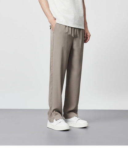 Men's Pleated Wide Leg Pants