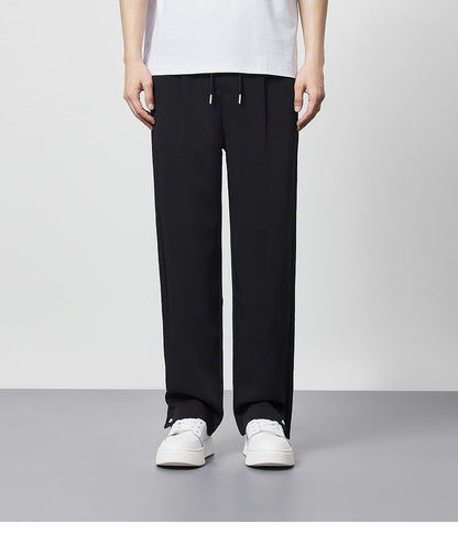 Men's Pleated Wide Leg Pants