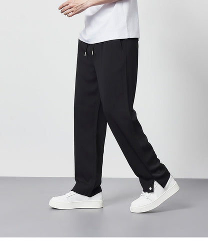 Men's Pleated Wide Leg Pants