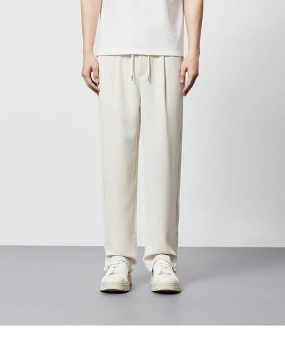 Men's Pleated Wide Leg Pants
