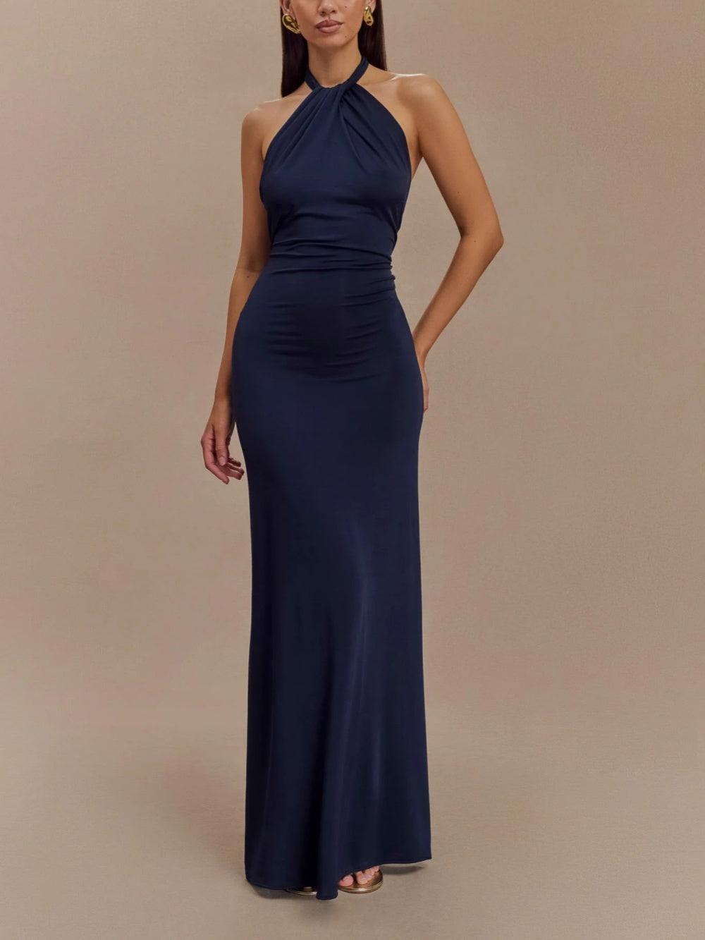 Women's Halter Maxi Dress