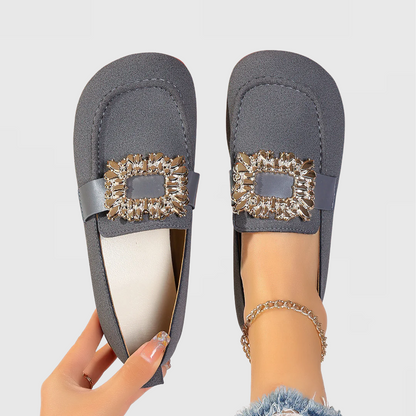 Women's Low Cut Loafers Decorative Front