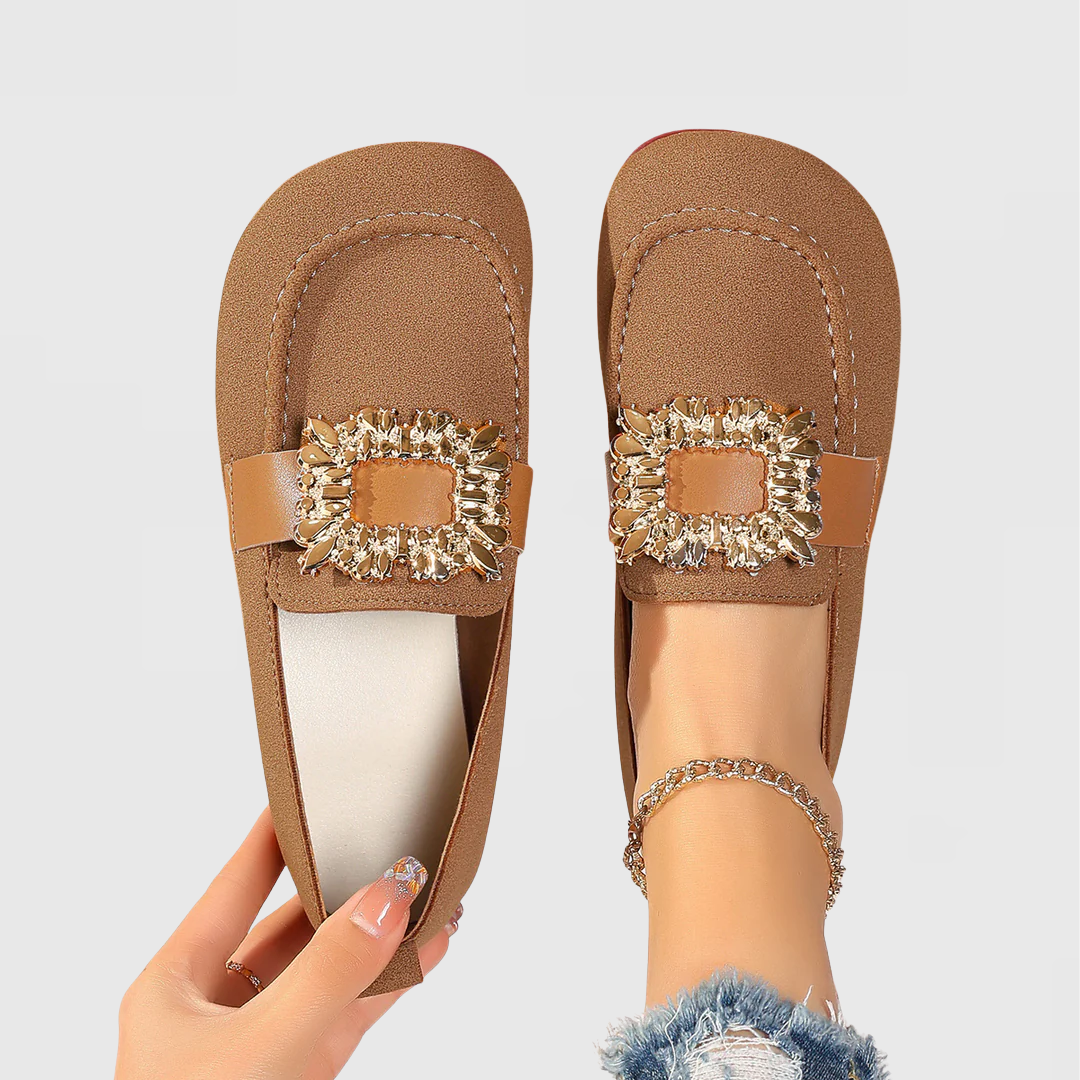 Women's Low Cut Loafers Decorative Front - VibreMode