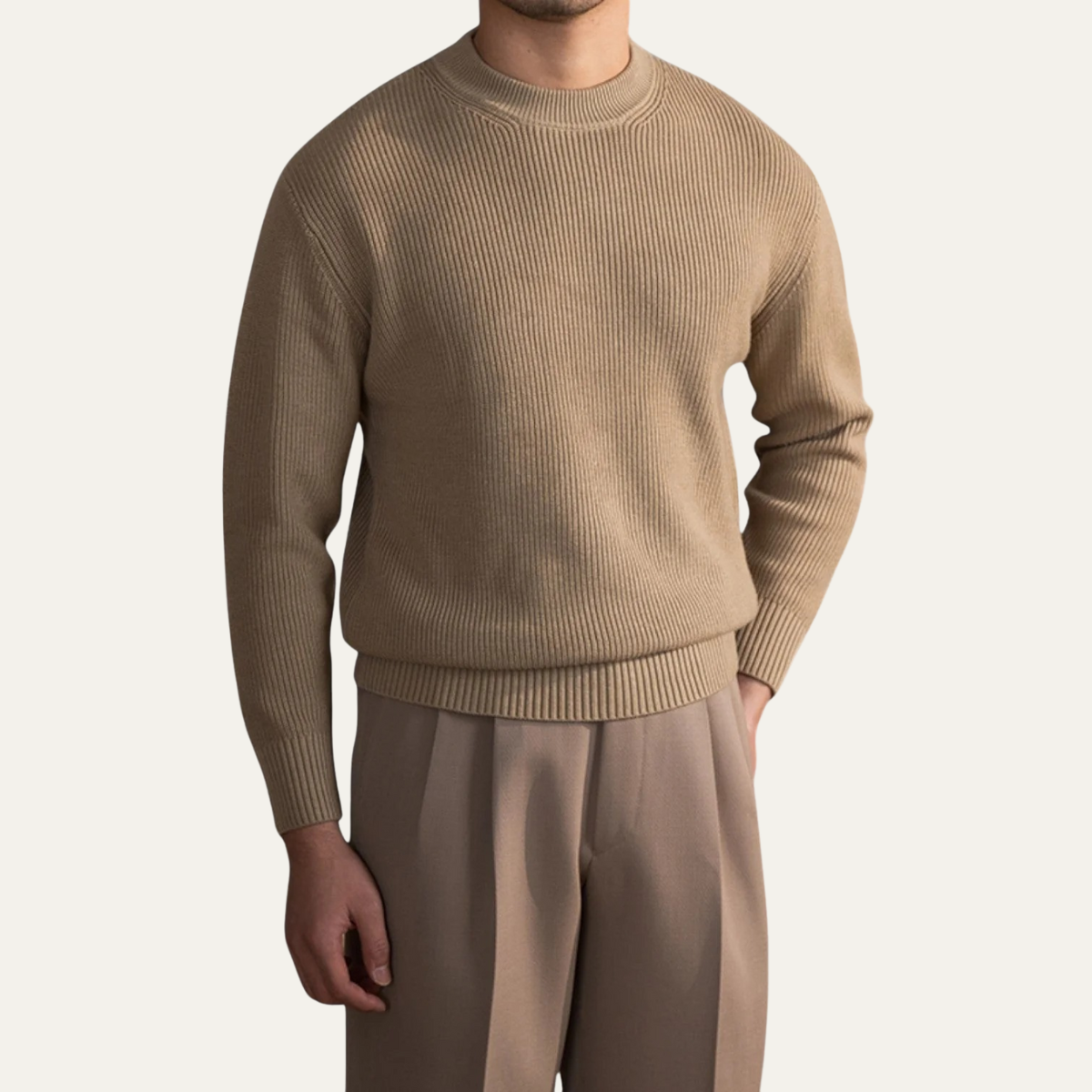 Men's Wool Crew Neck Sweater