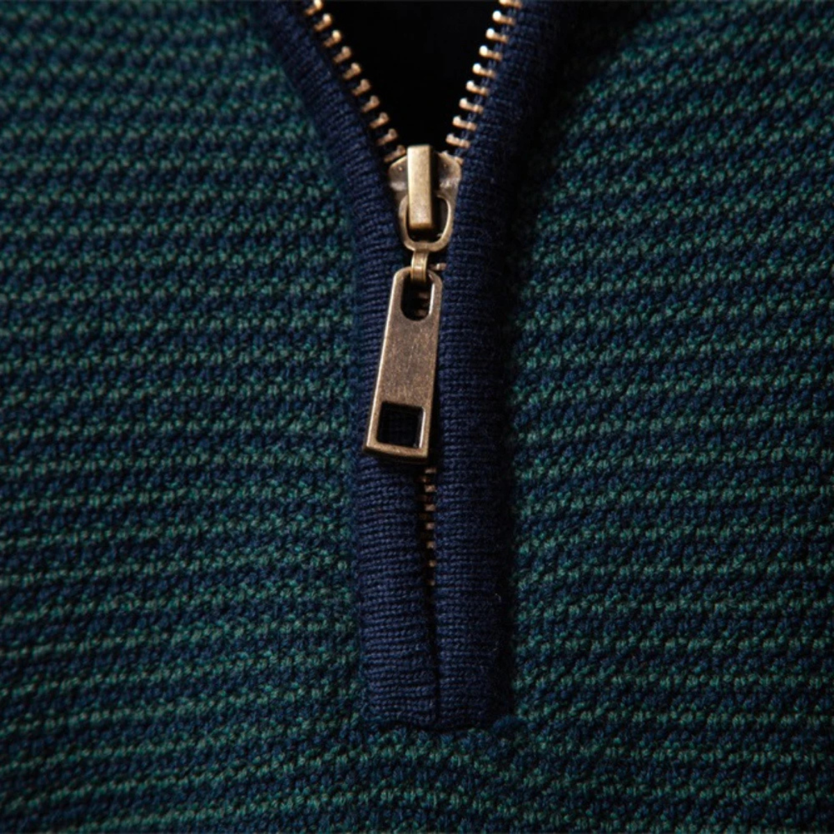 Men's Half Zip Winter Knit Sweater