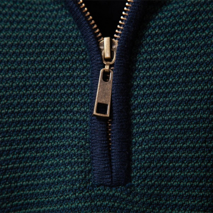 Men's Half Zip Winter Knit Sweater