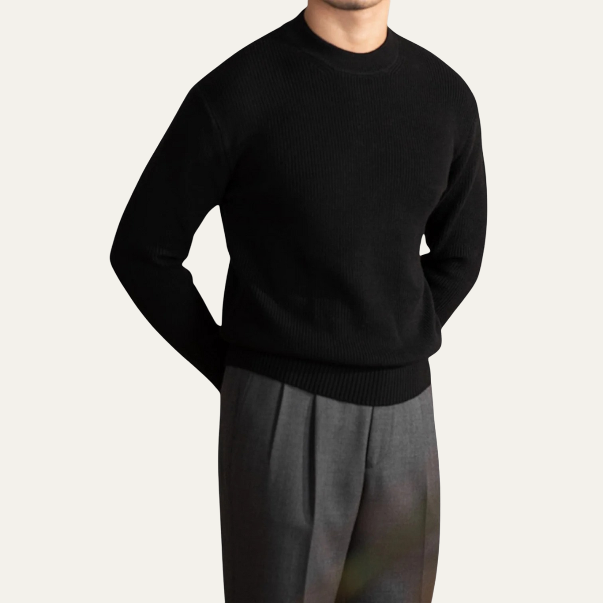 Men's Wool Crew Neck Sweater
