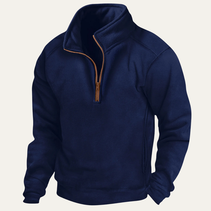 Men's Thick Fleece Half Zip Sweater
