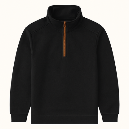 Men's Thick Fleece Half Zip Sweater - VibreMode