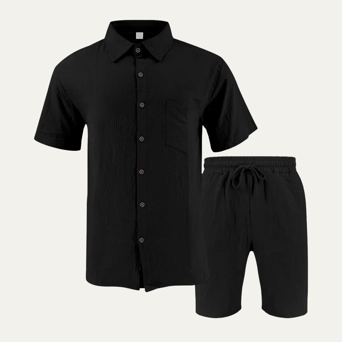 Kirkwood Men's Short Sleeve Shirt And Shorts Set Lightweight - VibreMode