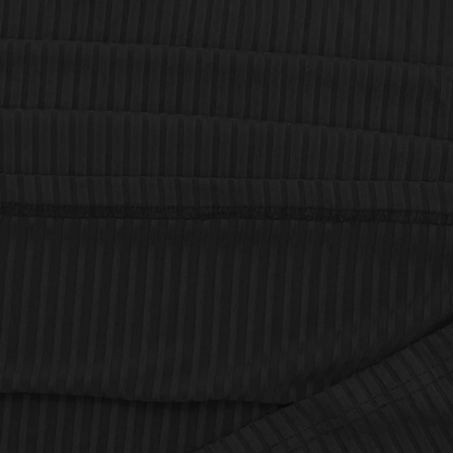 Men's Ribbed Knitted Polo Shirt