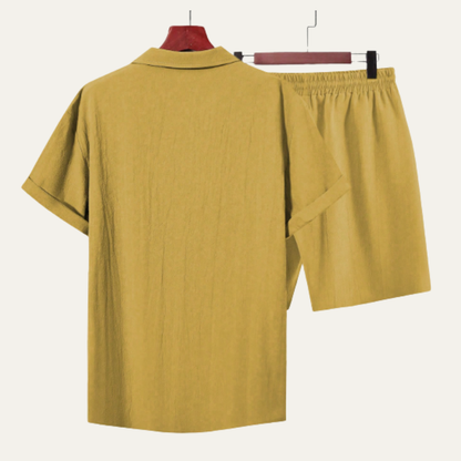 Men's Summer Co Ord Set Shirt And Shorts