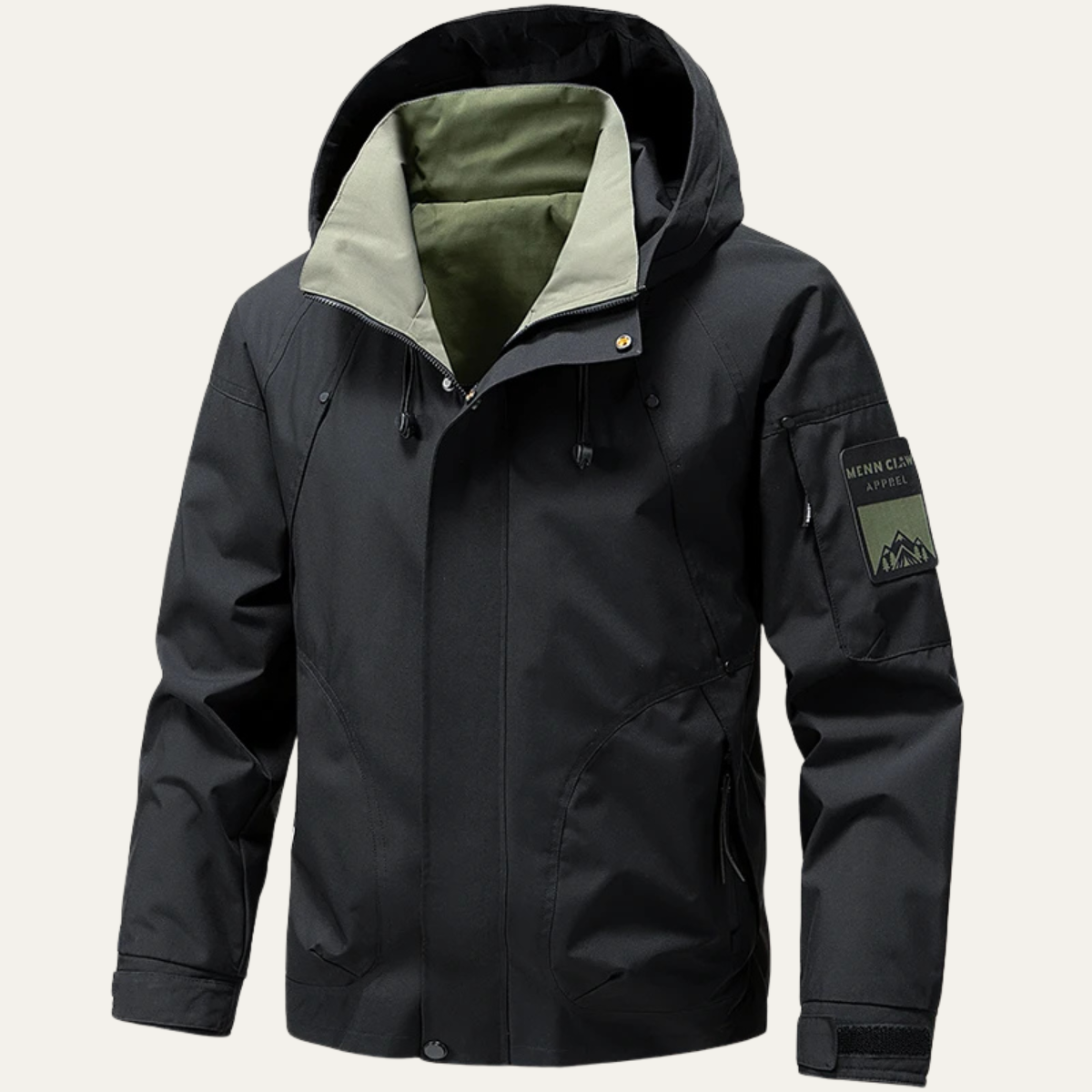 Waterproof Rain Jacket Windproof Hooded Outdoor Coat