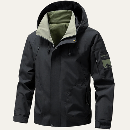 Waterproof Rain Jacket Windproof Hooded Outdoor Coat