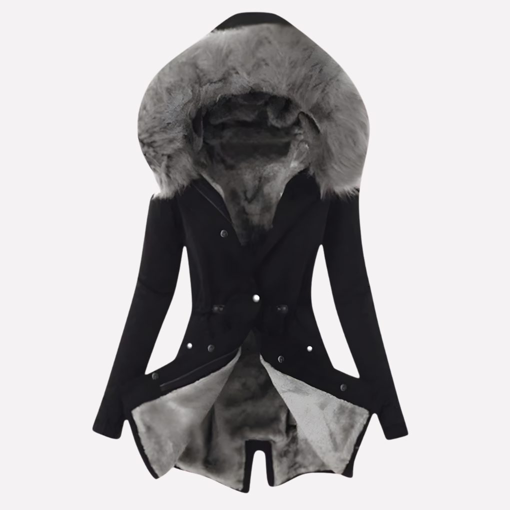Women's Hooded Winter Coat - VibreMode