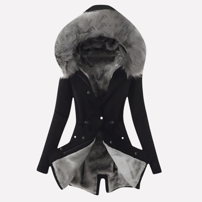 Women's Hooded Winter Coat - VibreMode