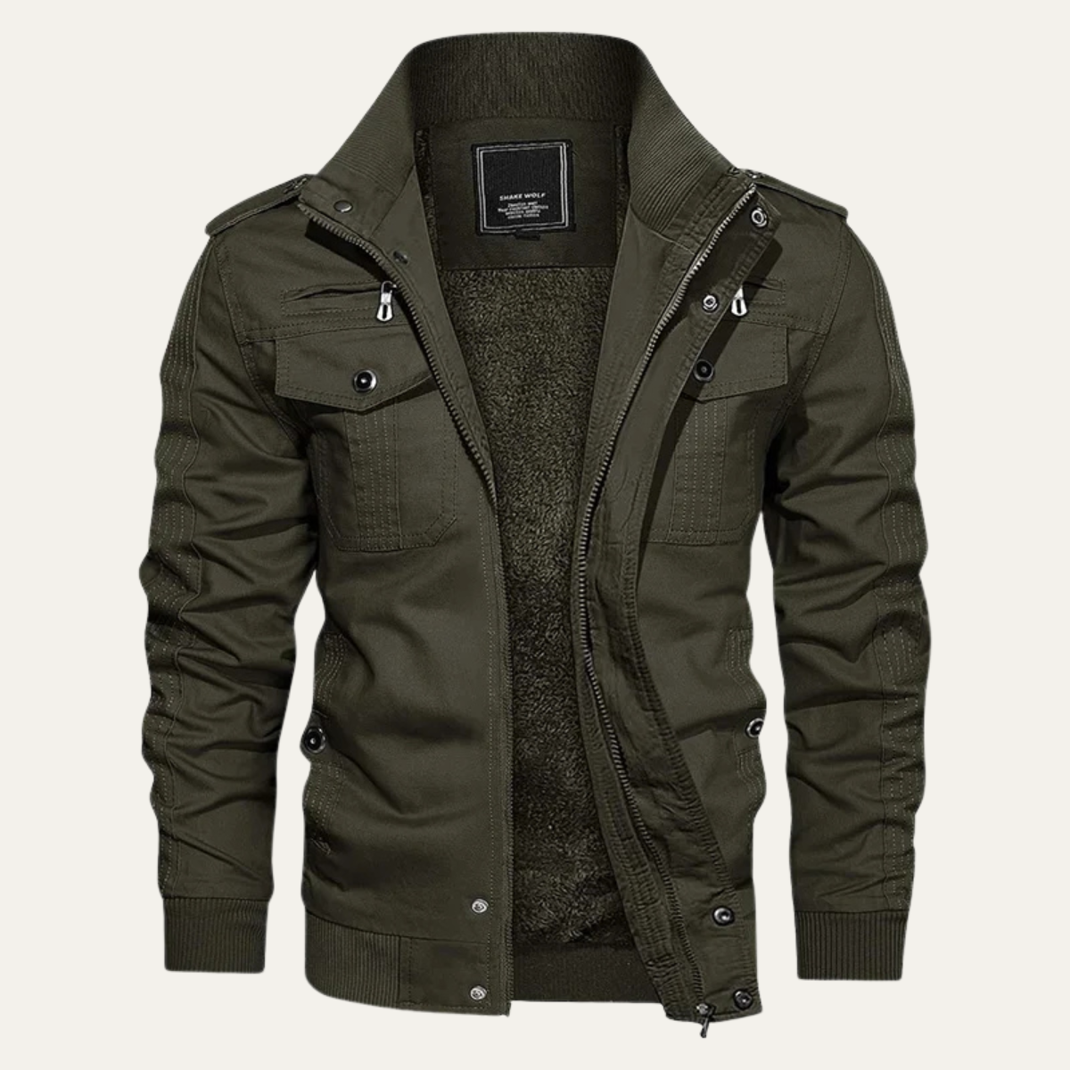 Macerata Men's Thermal Zip-Up Fleece Jacket - VibreMode