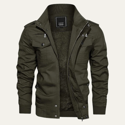 Macerata Men's Thermal Zip-Up Fleece Jacket - VibreMode