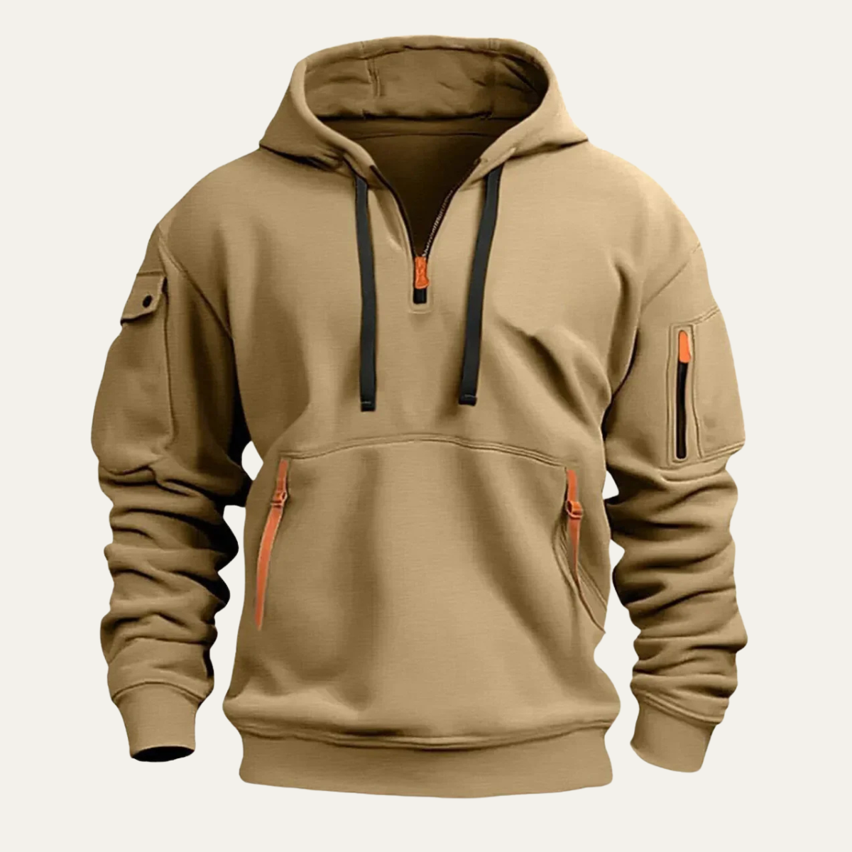 Men's Tactical Hoodie Jacket Durable Multi Pocket - VibreMode