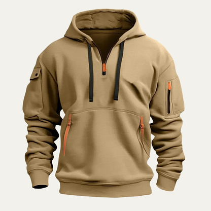 Men's Tactical Hoodie Jacket Durable Multi Pocket - VibreMode