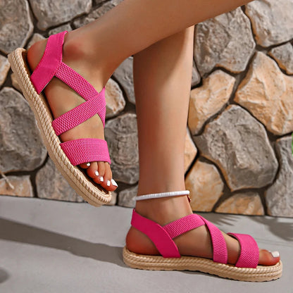 Comfortable Woven Flat Sandals for Women