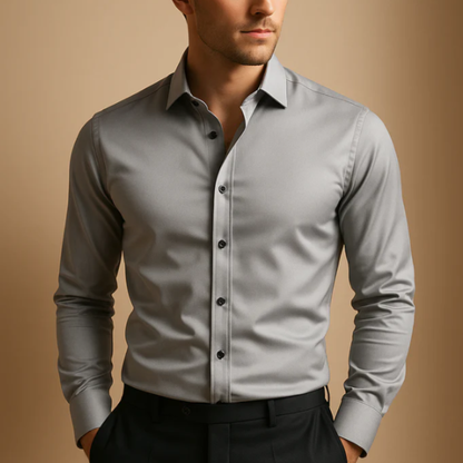 Men's Slim Fit Formal Dress Shirt