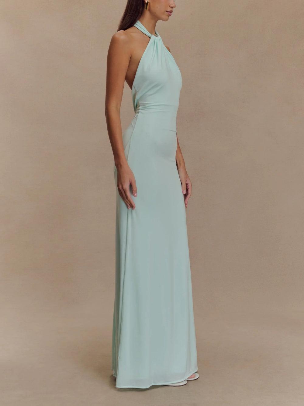 Women's Halter Maxi Dress