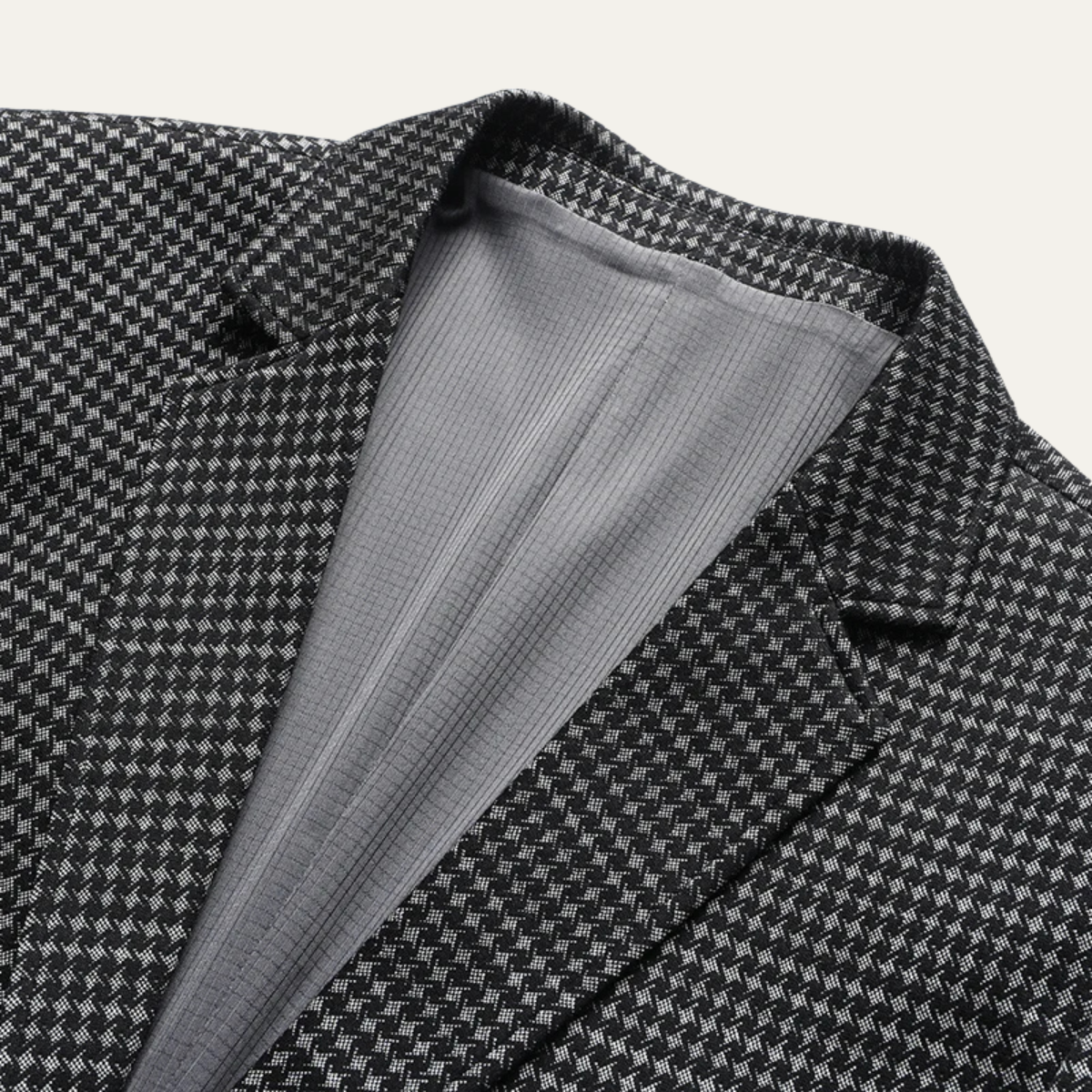 Men's Checkered Business Jacket