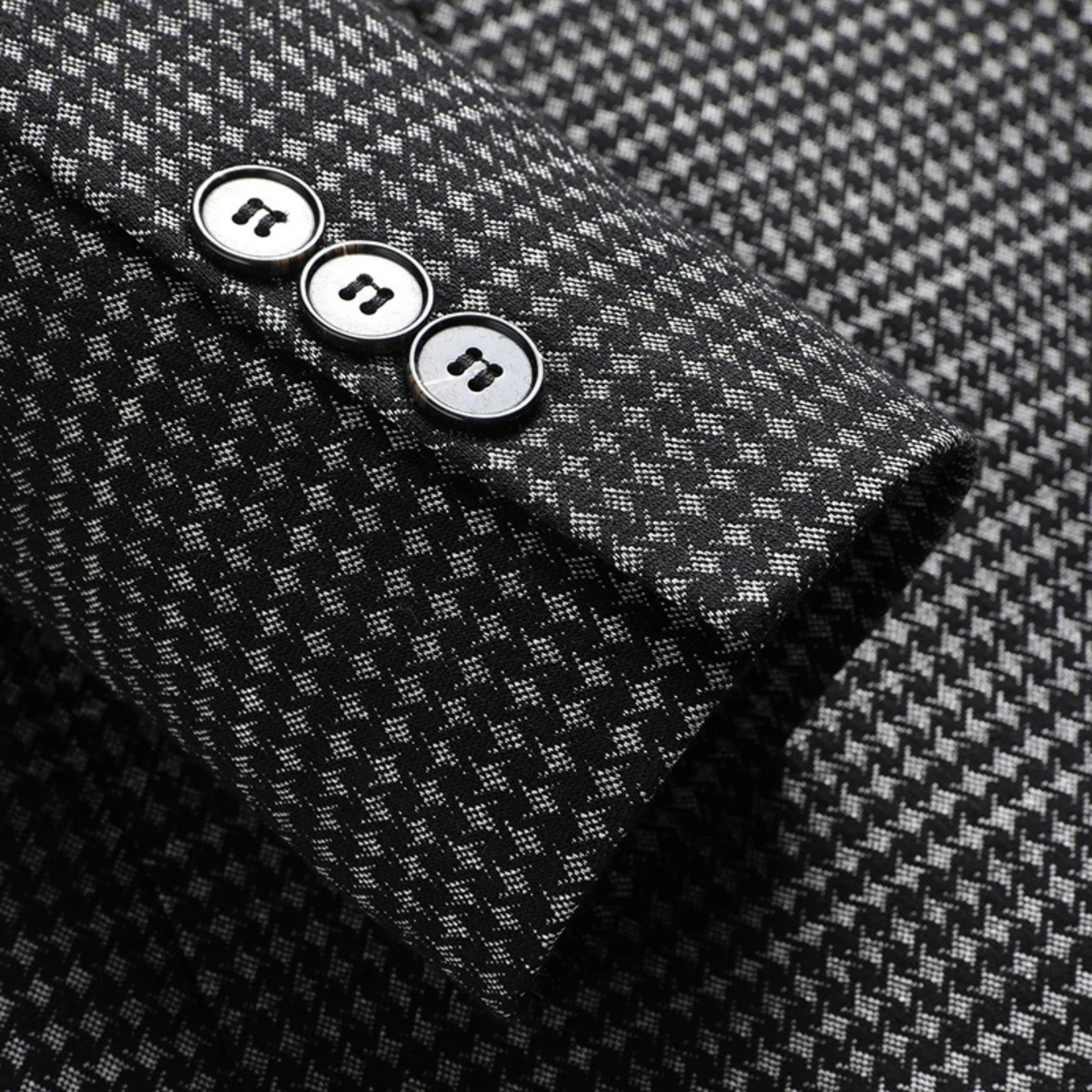 Men's Checkered Business Jacket