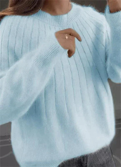Women's Soft Cashmere Feel Knitted Sweater