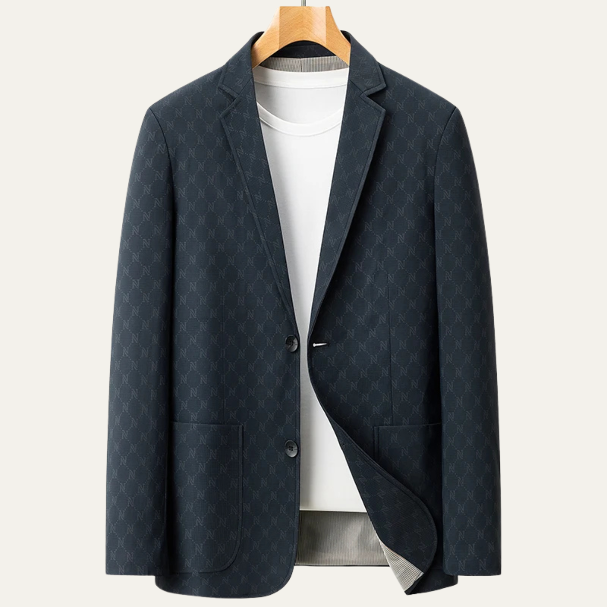 Men's Business Casual Jacket Lightweight Patterned