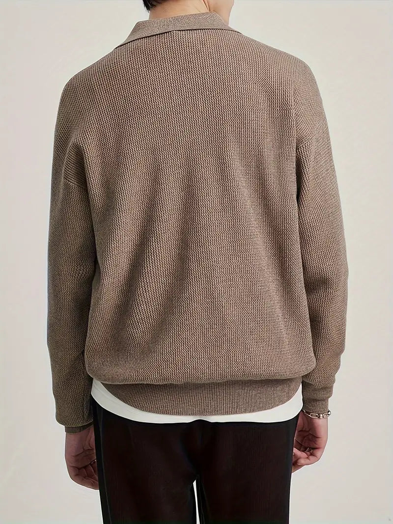 Classic Fit Long-Sleeve Polo Shirt