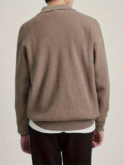 Classic Fit Long-Sleeve Polo Shirt