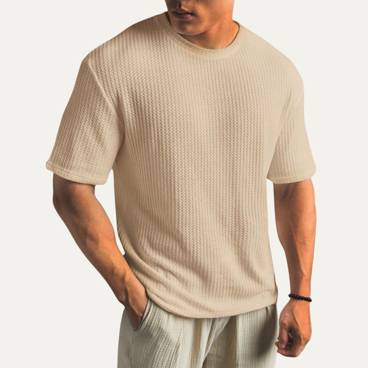 Men's Cotton Casual Shirt Textured