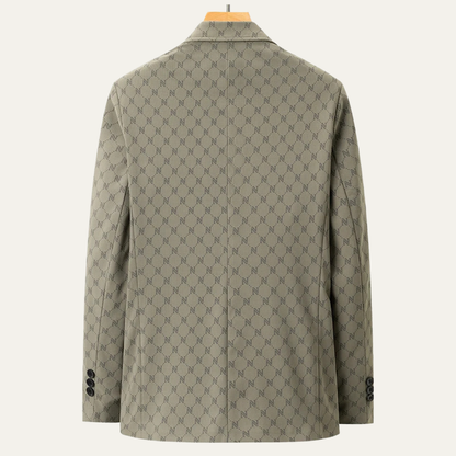 Men's Business Casual Jacket Lightweight Patterned