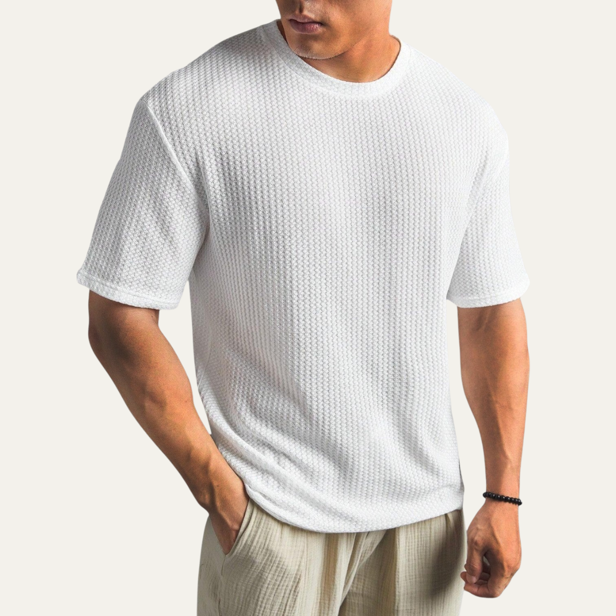 Men's Cotton Casual Shirt Textured