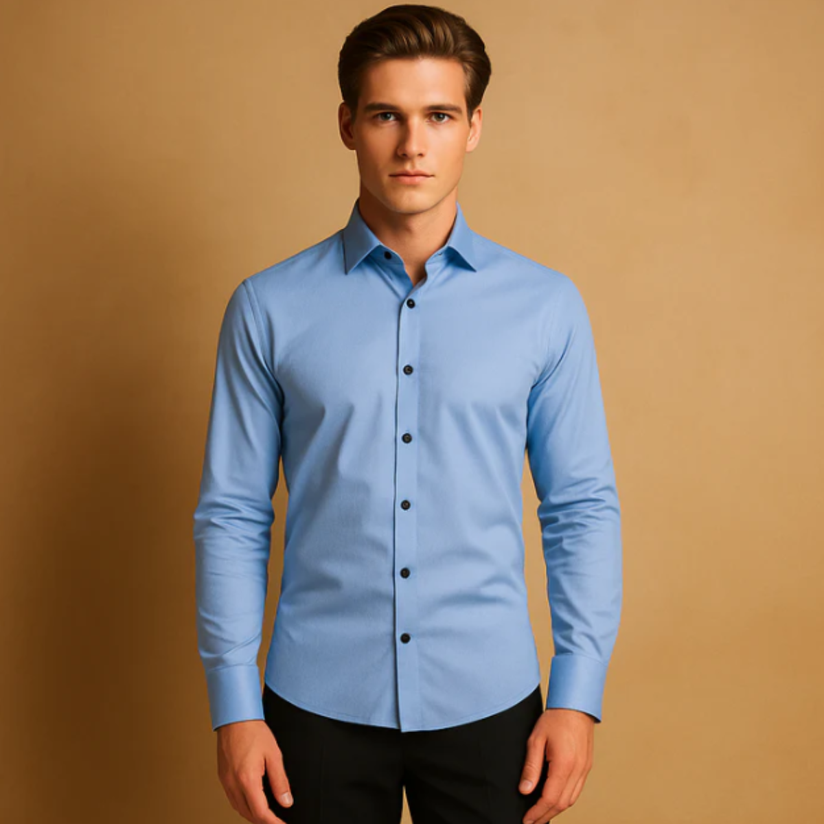 Men's Slim Fit Formal Dress Shirt