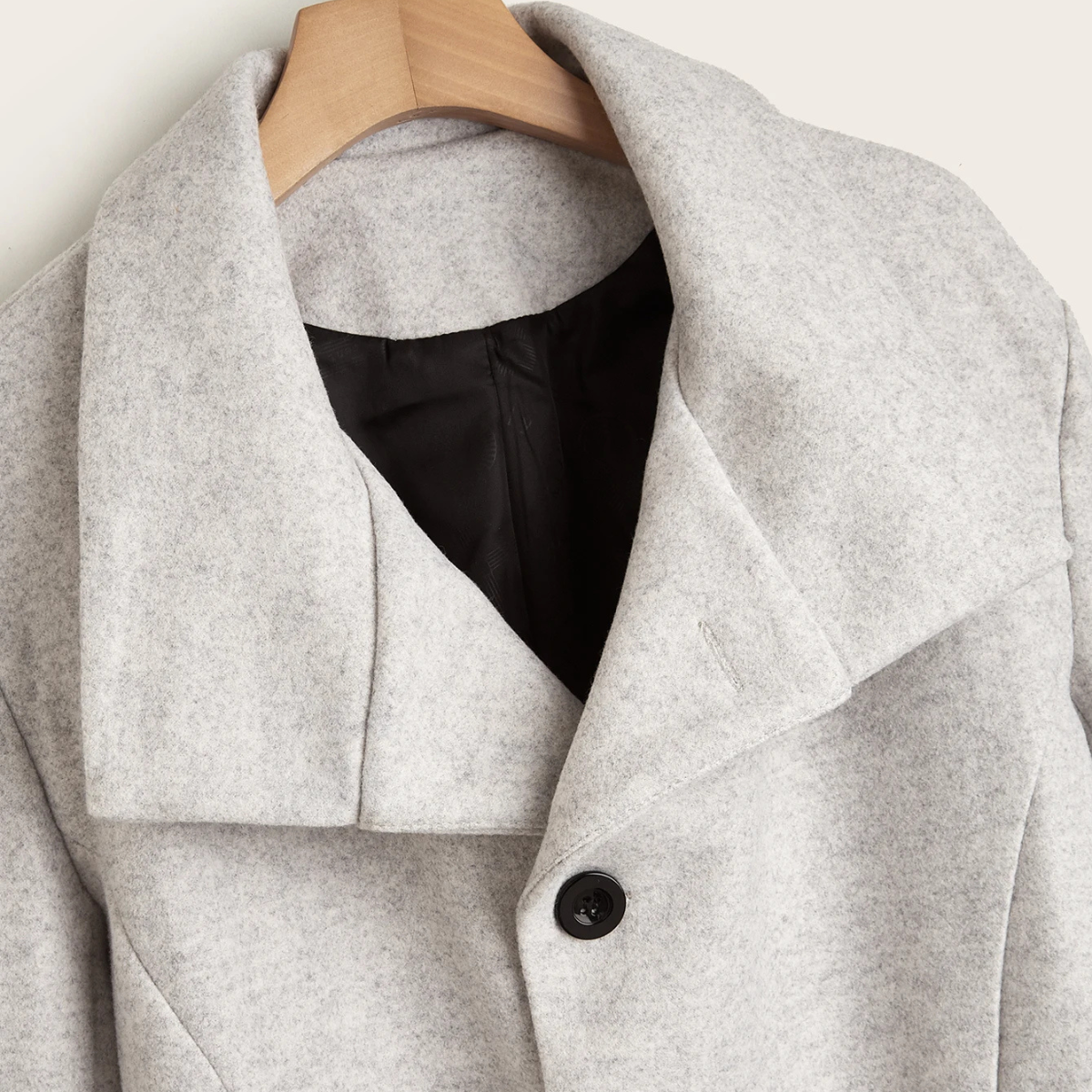 Torino Men's Wool Blend Overcoat Thick Winter Coat