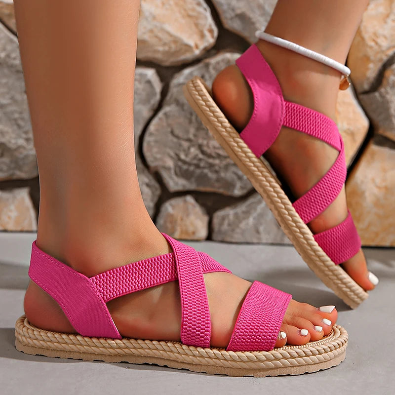 Comfortable Woven Flat Sandals for Women