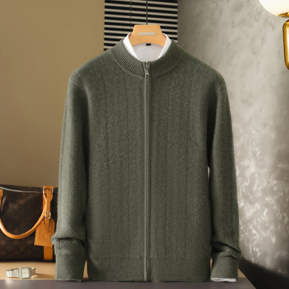 Men's Soft Wool Knit Cardigan