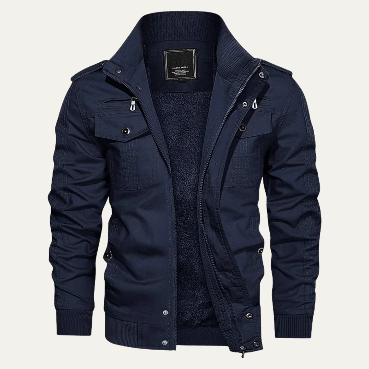 Macerata Men's Thermal Zip-Up Fleece Jacket