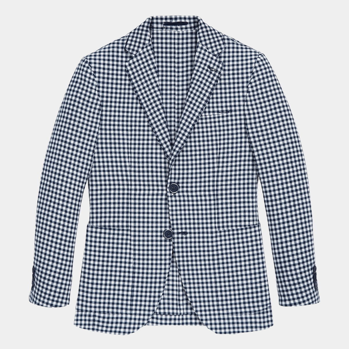 Men's Cotton Ribbed Sweater Half Zip Navy - VibreMode