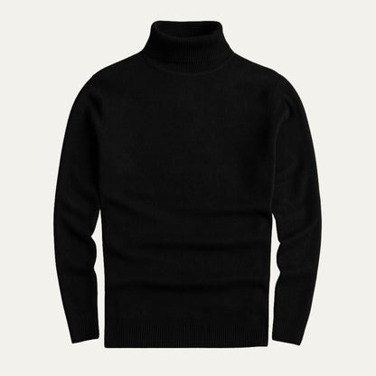 Men's Turtle Neck Henley Sweater - VibreMode