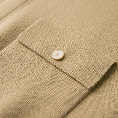 Men's Merino Wool Knit Cardigan