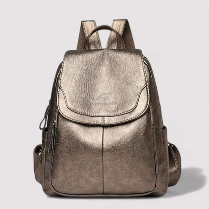Luxe Faux Leather Backpack